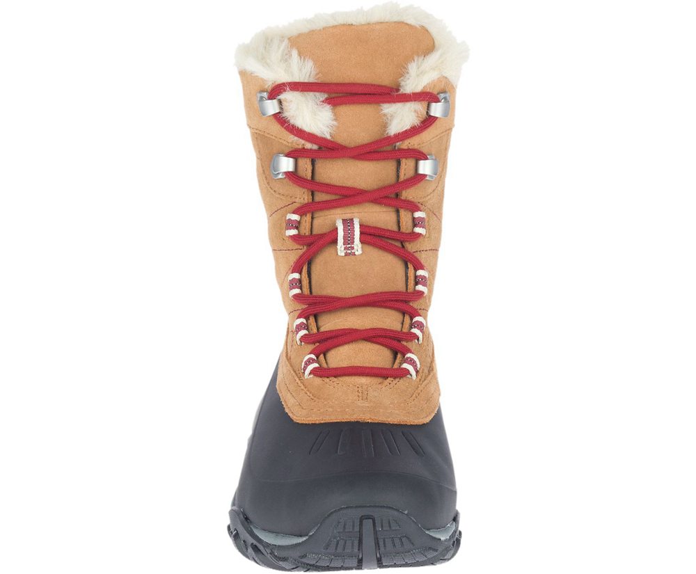 Botas Mujer - Merrell Yokota Polar Waterproof - Kaki/Negras - TNSZ-97426